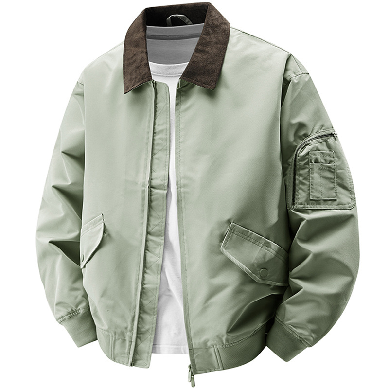 Spring 2025 new outdoor city travel cotton jacket, waterproof Japanese retro jacket with wick collar