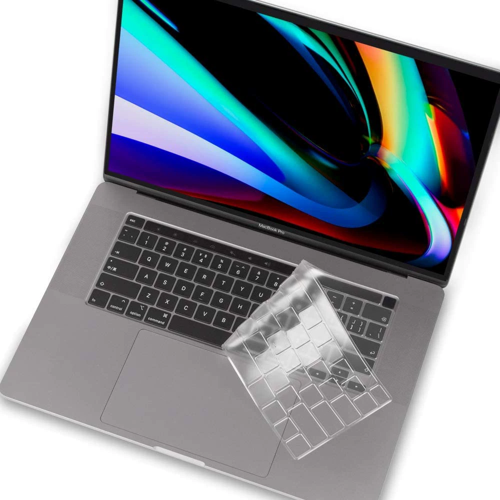 Защитная клавиатурная накладка (совместимо с Apple) для моделей MacBook Pro/Air, моющаяся, тонкий профиль
