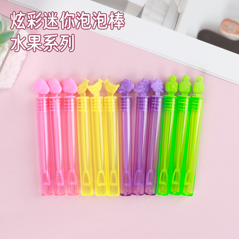 Tubo de ensayo de fruta (botella vacía)