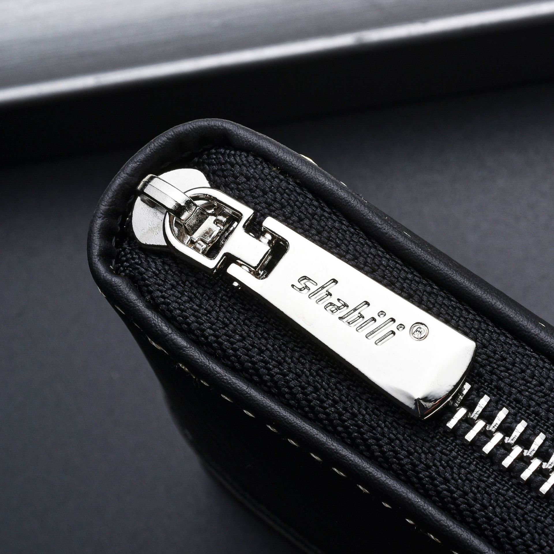 Cartera corta de hombre retro con cremallera estilo negocios moda simple