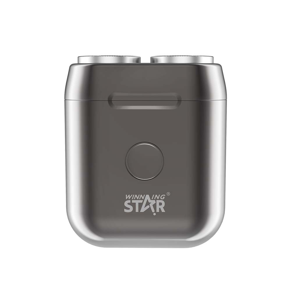 Winning Star Cross-border hogar TYPE-C carga pequeña portátil 2 cabezales impermeable afeitadora eléctrica