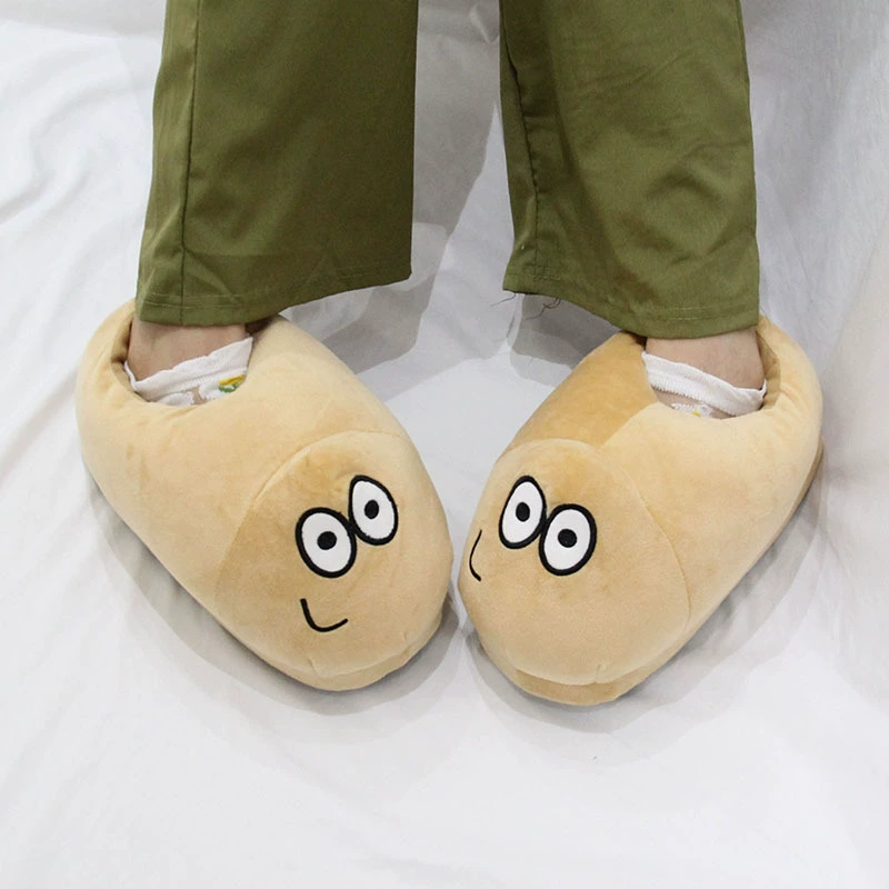 Домашние плюшевые тапочки (POU) «My Pet Alien Snail», кристально мягкие, универсальный размер 35–43