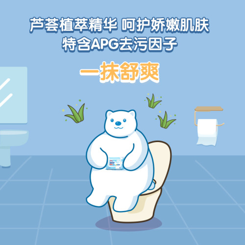 Xinxiangyin wet toilet paper 80 pumps household affordable toilet wipes adult private parts cleaning and sterilization wet wipes