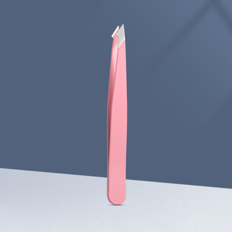 Acero inoxidable negro ceja clip de ceja especial ceja clip de ceja clip de ceja de alta precisión rosa ceja clip de ceja