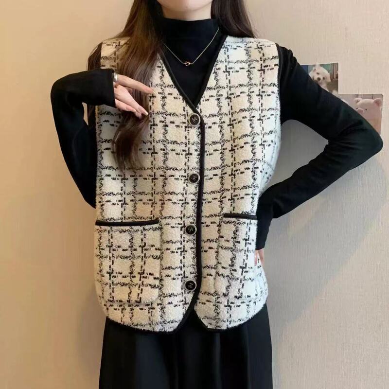 秋冬时尚撞色条纹棒球领拉链开衫毛衣女时尚通勤长袖针织衫外套|undefined