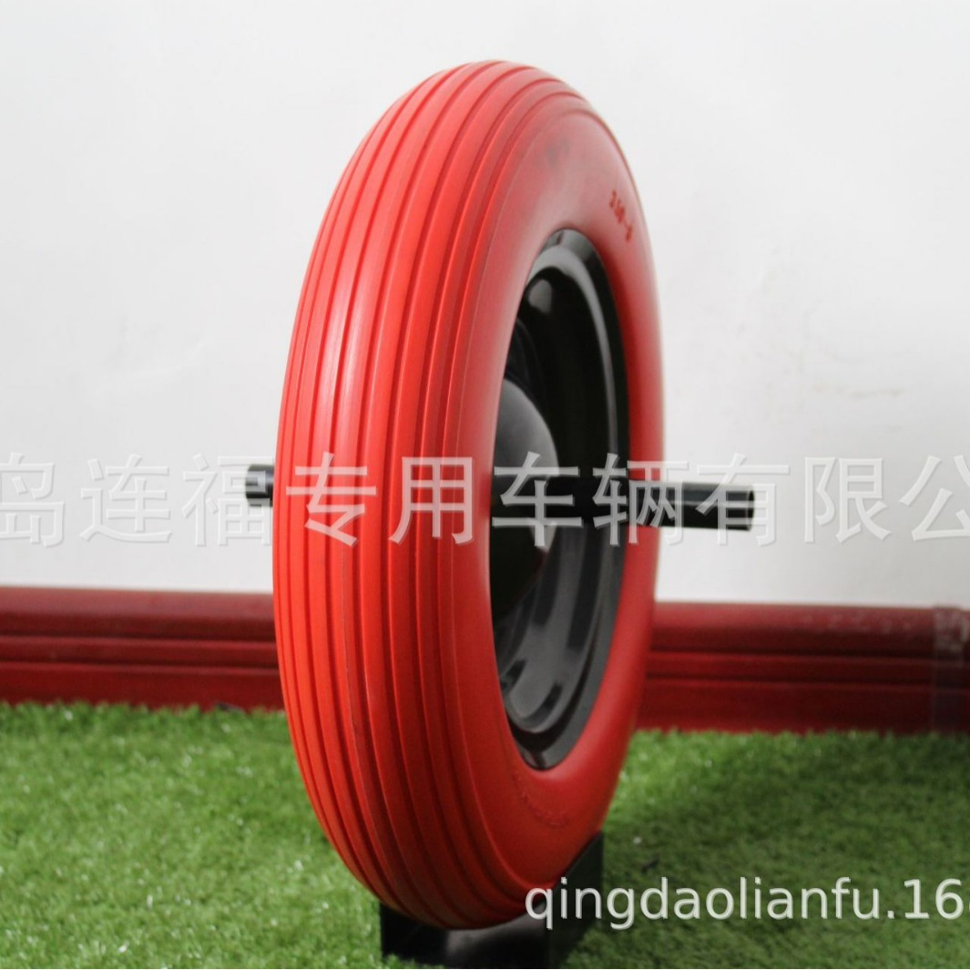 供应出口3.50-8PU轮胎 手推车轮子 聚氨酯胶圈 欢迎洽谈