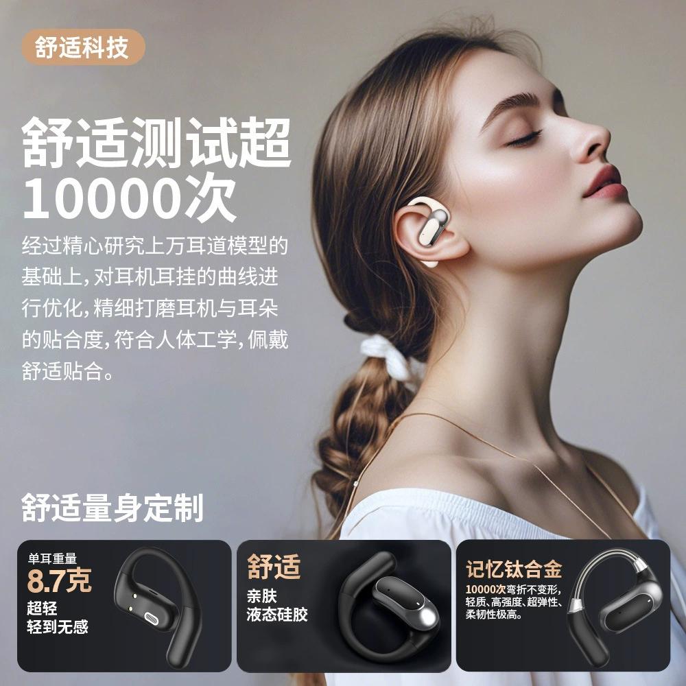 Сони подходящие костно-сенсорные Bluetooth наушники-бинауральные наушники без вкладыша открытого типа с длинным временем автономной работы, не внутри уха, ухо-висячие