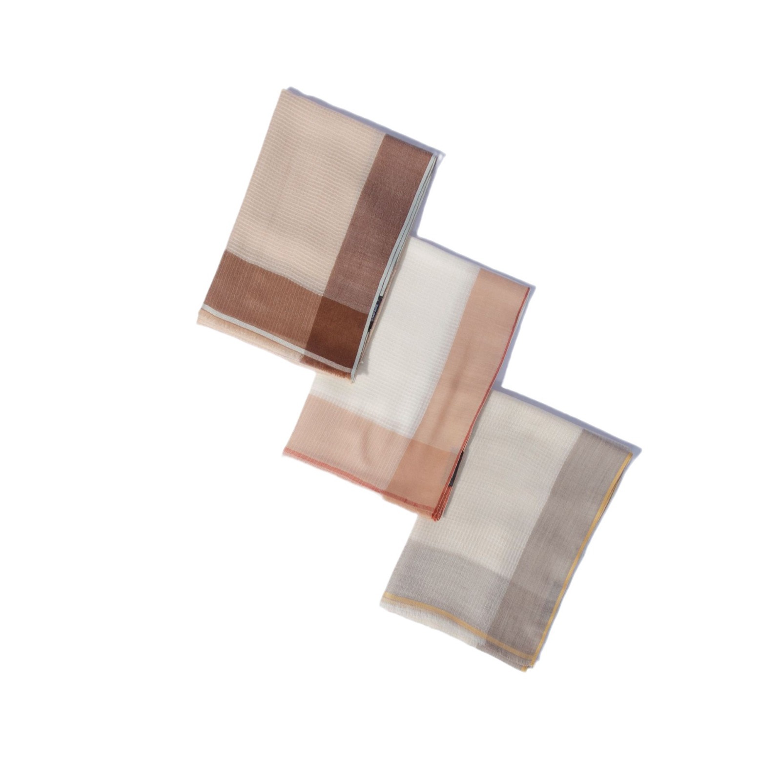 Fábrica de Mongolia Interior Venta al por mayor de cachemira pura a cuadros teñidos en hilo, primavera, otoño e invierno, bufanda ligera, chal de aire acondicionado