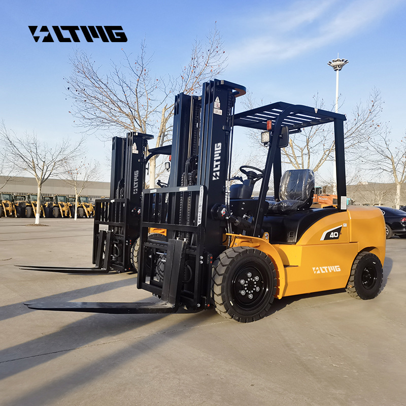 柴油叉车4吨 FD40座驾式四驱全新液压小型内燃式3吨仓储叉车 出口