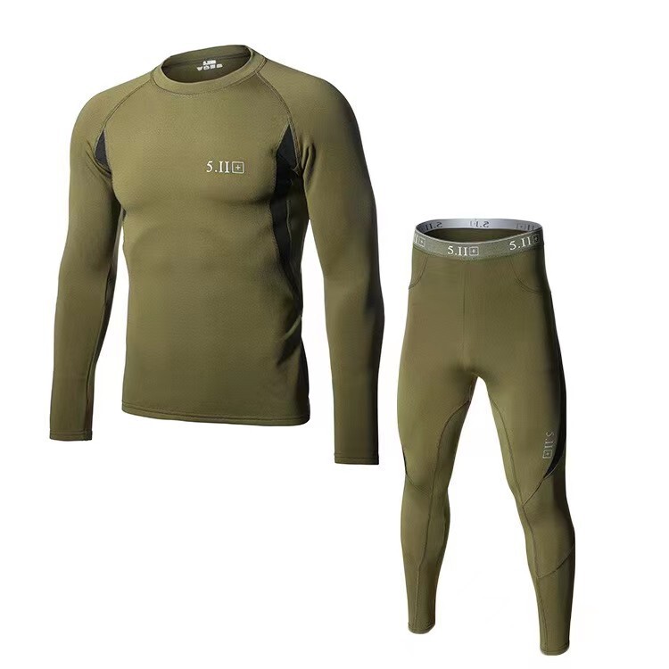 Supply Long-sleeved quick-drying tight-fitting thermal underwear suit ultra-light and comfortable fleece underwear fleece-lined autumn clothes long pants suit