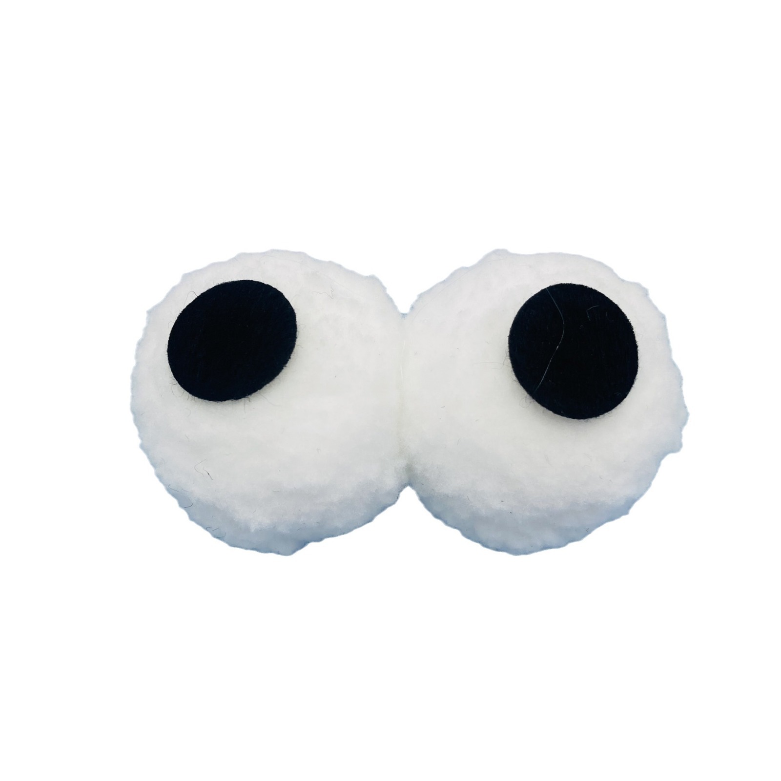Bola de piel de dibujos animados lindo ojos grandes accesorios DIY ropa zapatos y calcetines muñeca de peluche bola de peluche accesorios para los ojos