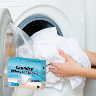 Environmentally Friendly Laundry Sheets with Long-Lasting Fragrance, Antibacterial, Anti-Mite, Stain-Removing Bubble Paper, Phosphorus-Free, Quick-Dissolving, Fast-Washing, Fresh, Concentrated and Antibacterial