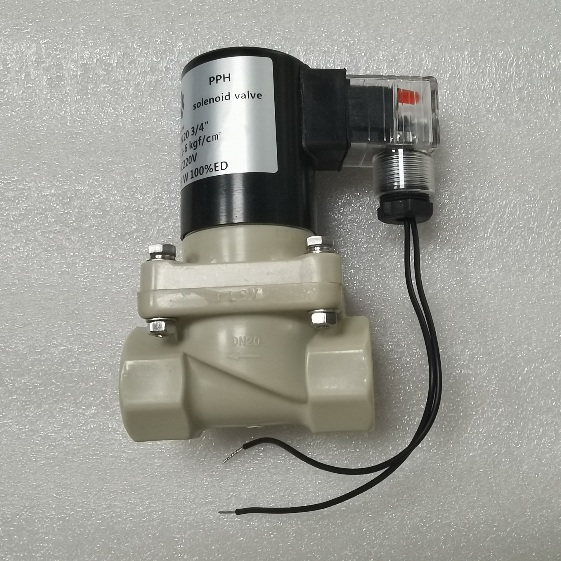 化工电磁阀2W15ZHP-AH PPH强酸碱电磁阀源头工厂