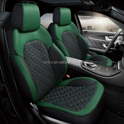 Car Seat Covers Suitable Modelə uyğun (Original) oturacaq örtükləri - original-car-texture-customized-black-and-green-wear-resistant-leather-503020