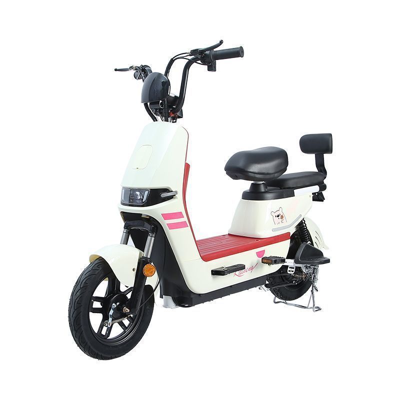 Diàndòngchē National Standard 2025 New Smart Electric Two-Wheeler (Auto Parts and Accessories) - beige-white-worry-free-warranty-fashionable-and-simple-48v-quality-motor-4ah-original-factory-dedicated-motor-1