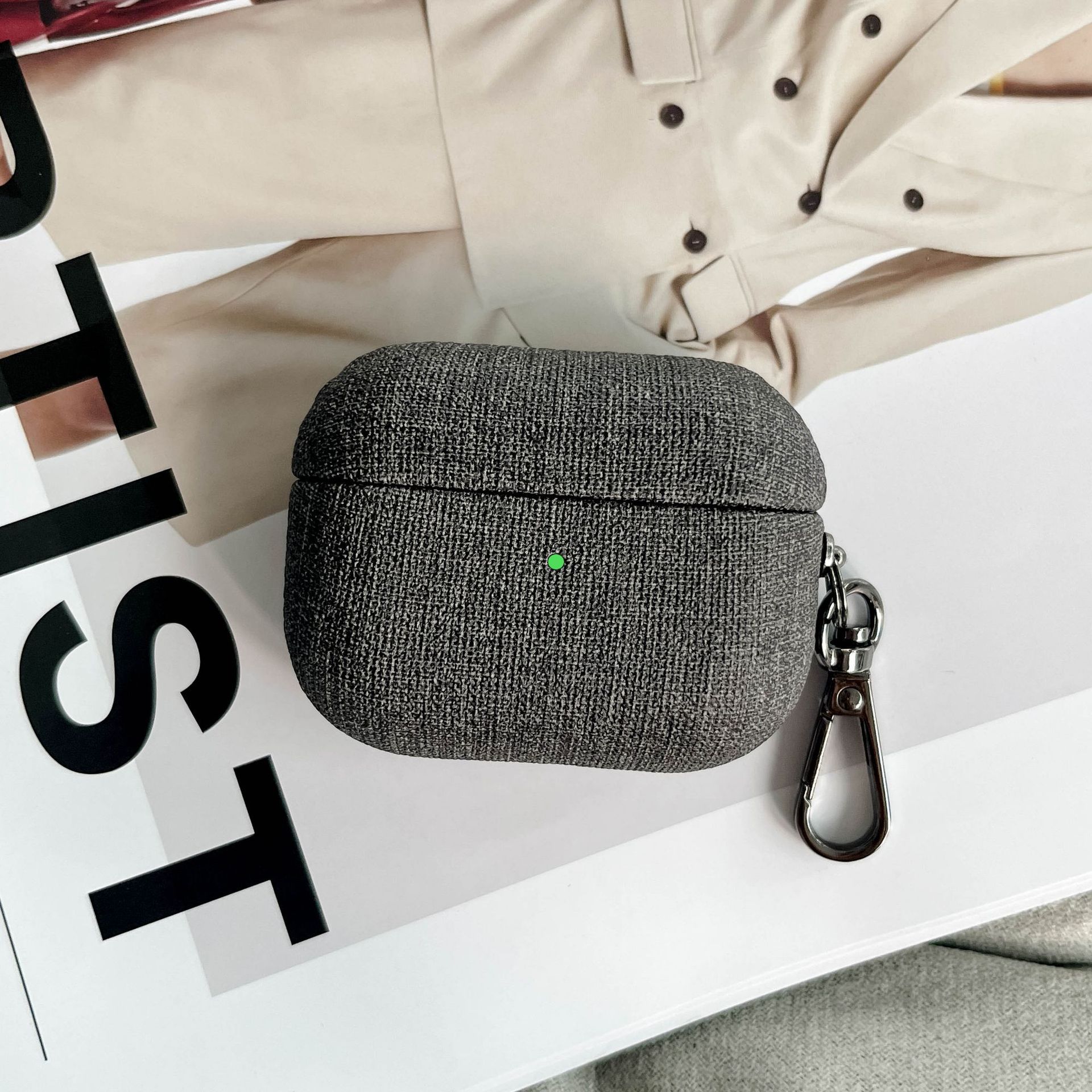 35g Weight iPhone Applicable Brands Bluetooth earbuds case Classification Pu Leather Material Solid Color Pattern Simple Style Style Pu Leather Solid Color Simple Style Bluetooth Earbuds Case Phone Accessories 13
