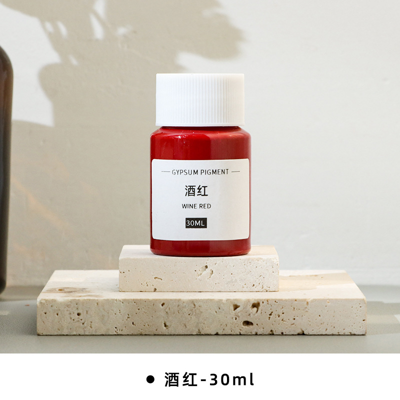Yeso especial pigmento DIY aromaterapia yeso pigmento fragante piedra teñido pigmento hecho a mano DIY colorante pigmento 30ml