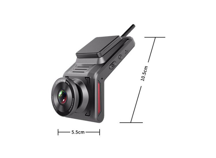 K18 cross-border 4G network driving recorder HD night vision before and after double recording wireless 24 hours remote real-time positioning