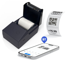 跨境热销标签打印机便携式商店物流标签价格标签热敏纸蓝牙打印机