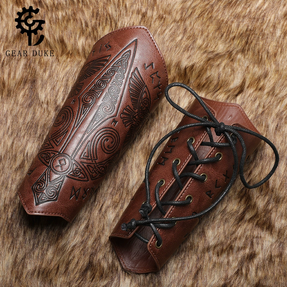 TEMU кросс-бордерные горячие продажи средневековые ретро тисненые браслеты для косплея, сценические аксессуары, рыцарские наручи, аксессуары для одежды