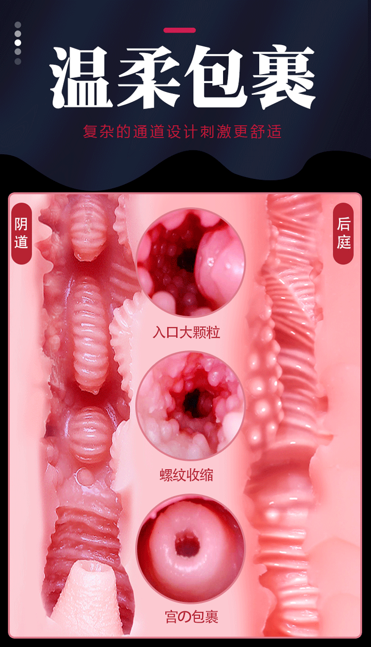 Jiuai Akali Half-Body TPE Masturbator Doll with Realistic Torso and Manual Control — detail image 11