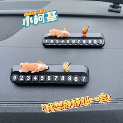Creative Car Center Console | Nömrəli dayanma kartı