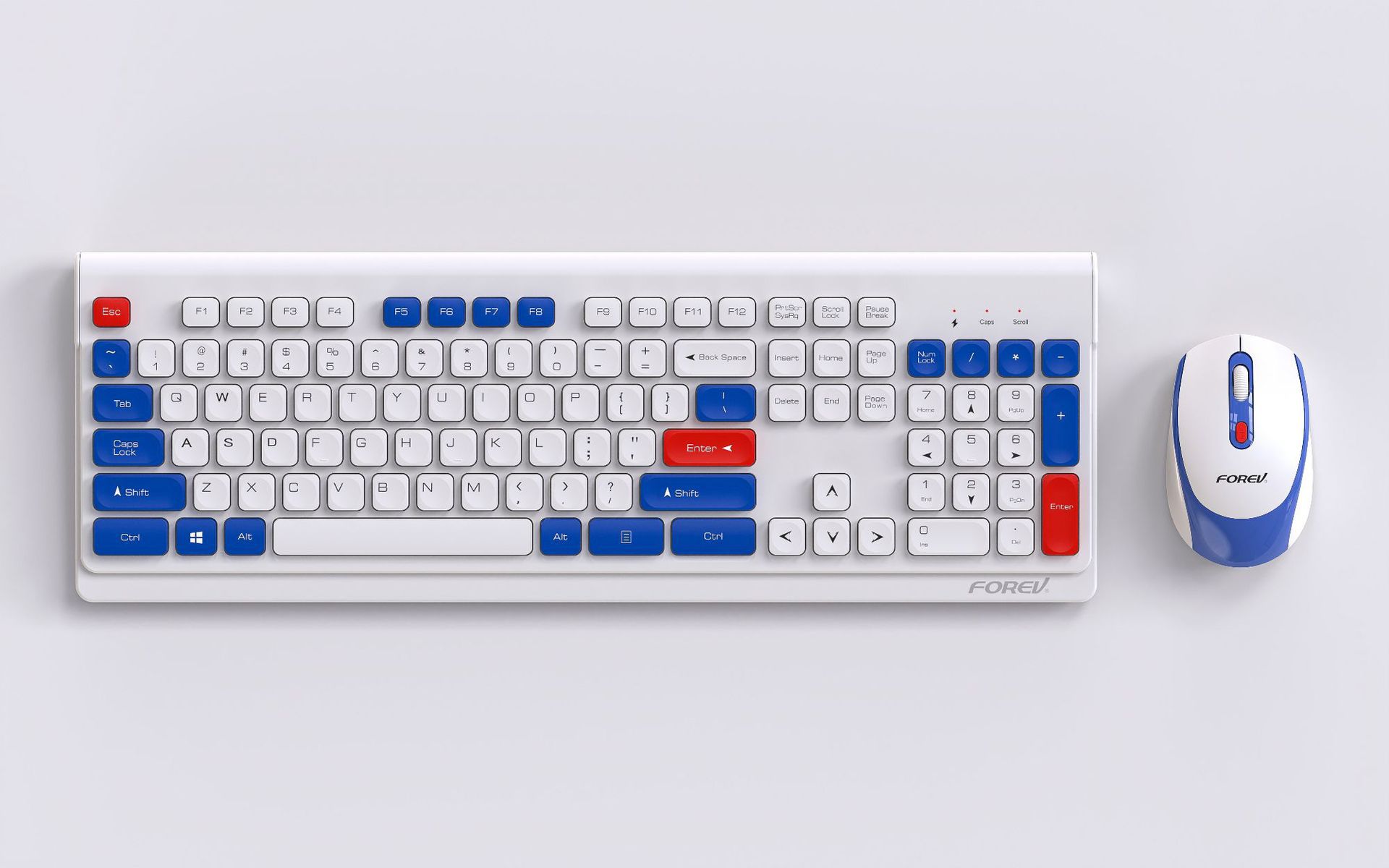 FVW306 inalámbrico silencioso botón y ratón conjunto ergonómico ligero portátil teclado y ratón conjunto de oficina en el hogar