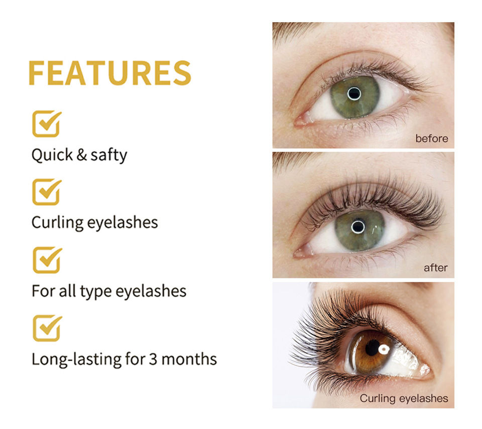 carina Ibcccndc LashLift keratin cold perm curling hot dye eyelash set_voghion.com
