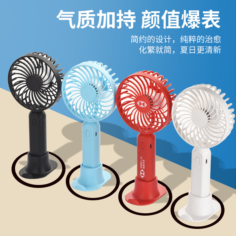 Wholesale New USB High Wind Force F9 Handheld Fan Mini Dormitory Student Office Convenient Handheld Fan