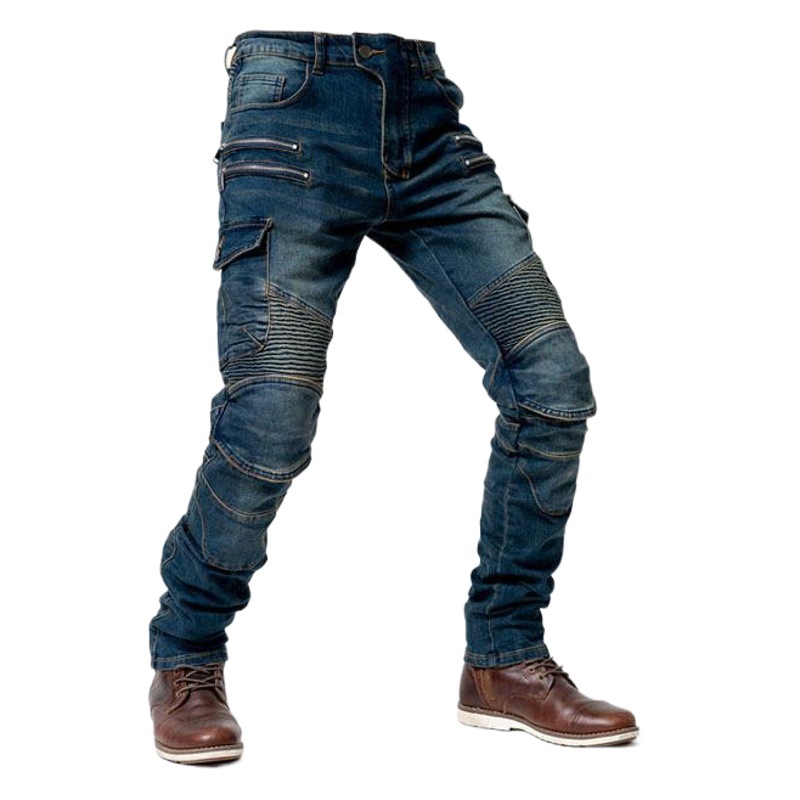 Factory Direct Sales and Wholesale Supply Motorcycle Riding Jeans Zipper Style Men's Harley Riding Pants
