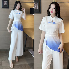 New Chinese Style National Style Foot Bath Technician Workwear Set Women's Bath Center Sauna Clothing Foot Bath Worker Uniform