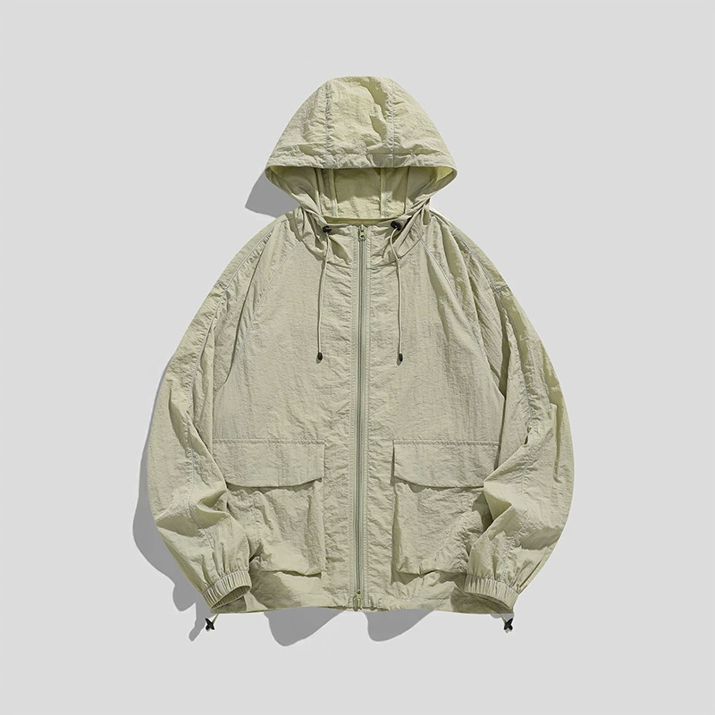 2025 популярная одежда для защиты от солнца, летняя новая повседневная простая однотонная одежда для защиты от солнца, уличная куртка с защитой от ультрафиолета