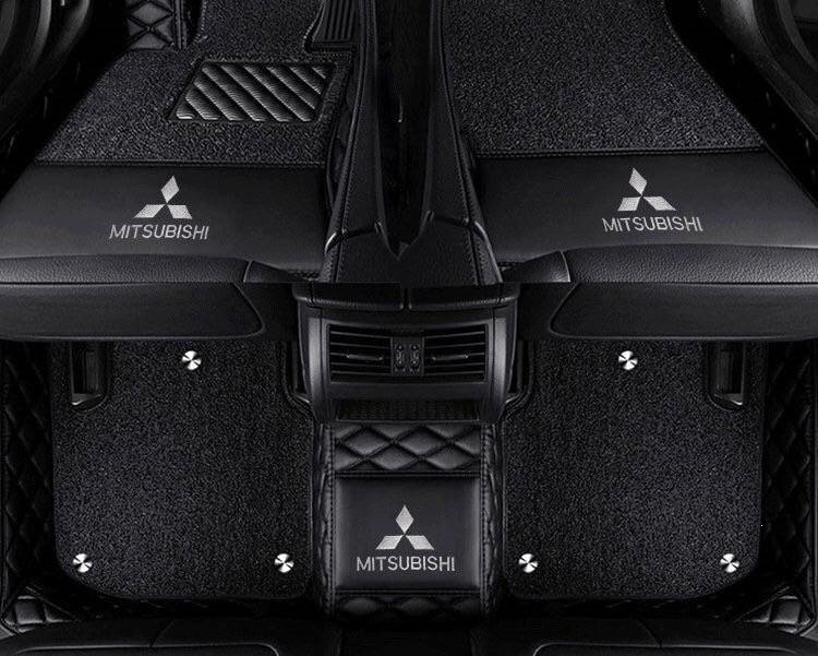 Suitable for Mitsubishi Outlander, Eclipse Cross, Pajero, right-hand drive Lancer, Galant, and Junge full-coverage car floor mats