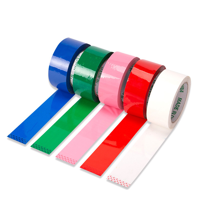 Cinta de sellado de color cinta de BOPP multi-color opcional logística expresa embalaje cinta de sellado rollo de cinta de embalaje