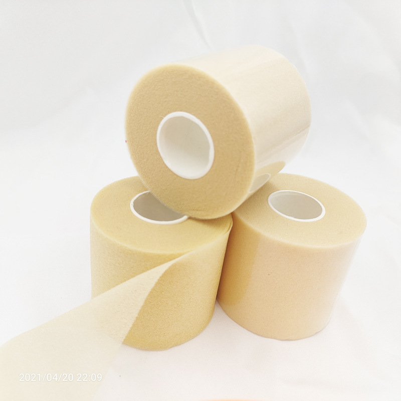 Piel deportiva Protección de película Soporte fijo Pie de golpeo Combinación de presión Guardia de muñeca Protección de pie Borde de diente Adhesivo Parche blanco no elástico