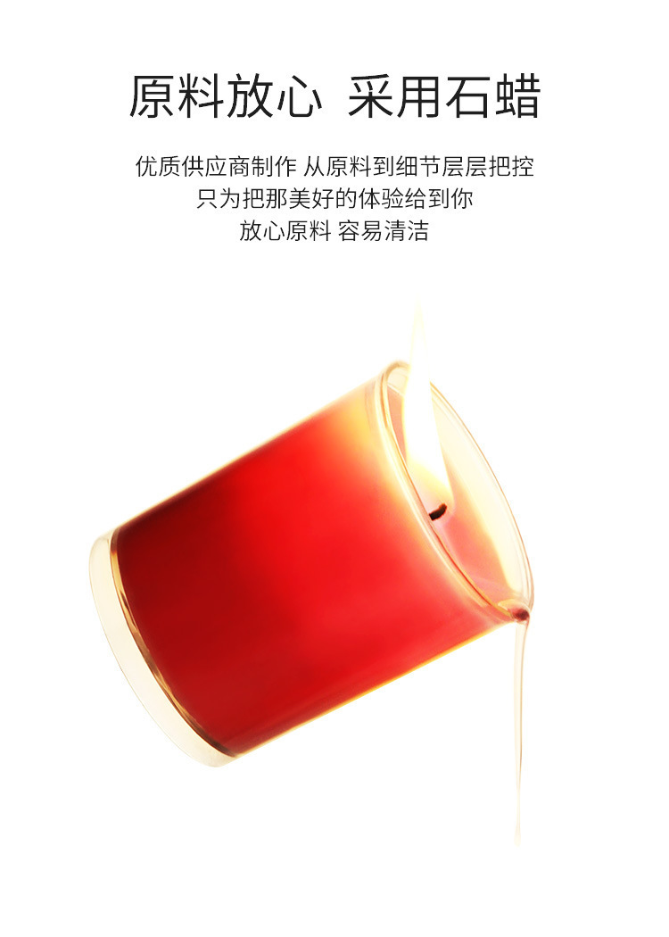 Mystery Low-Temperature Massage Candle with Strawberry Scent, Red Soy Wax Candle for Romantic Atmosphere — detail image 5