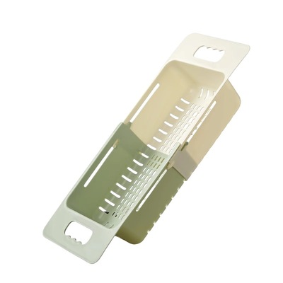 可伸缩沥水篮洗菜盆碗架厨房家用水果盘洗碗池水槽置物架滤水篮子