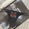 Чёрный с красным сердечком