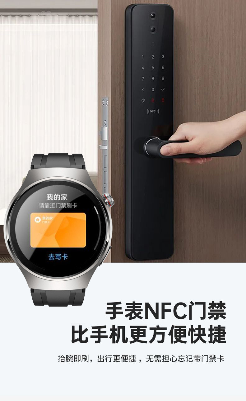 New precise non-invasive blood sugar and uric acid measurement smartwatch, Alipay NFC Bluetooth call, heart rate, blood pressure and blood oxygen undefined