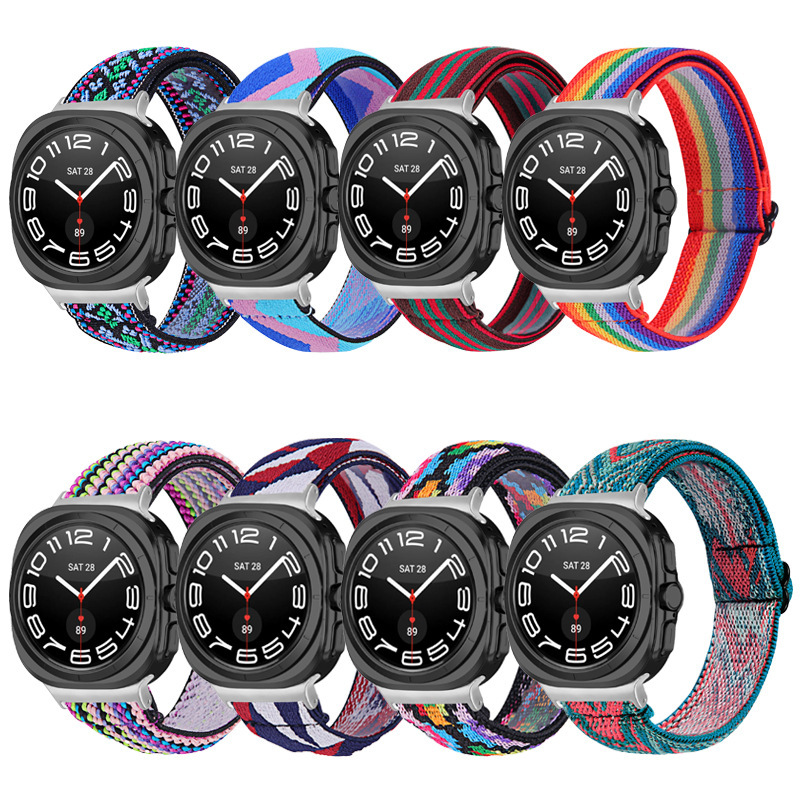 For Samsung Galaxy Watch ultra47 stretch strap watch7 Ultra woven strap