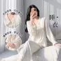 娃娃领外穿夏季长袖家居服