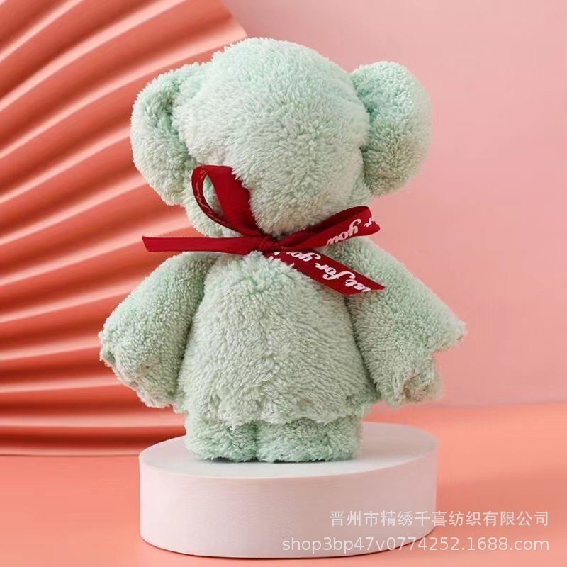 일반 두꺼운 곰 녹색