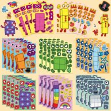 8�����ַeľ�QĘƴ�D�N���Ӯ���ɫ�ֹ�DIY�H��Make a face�N�N��