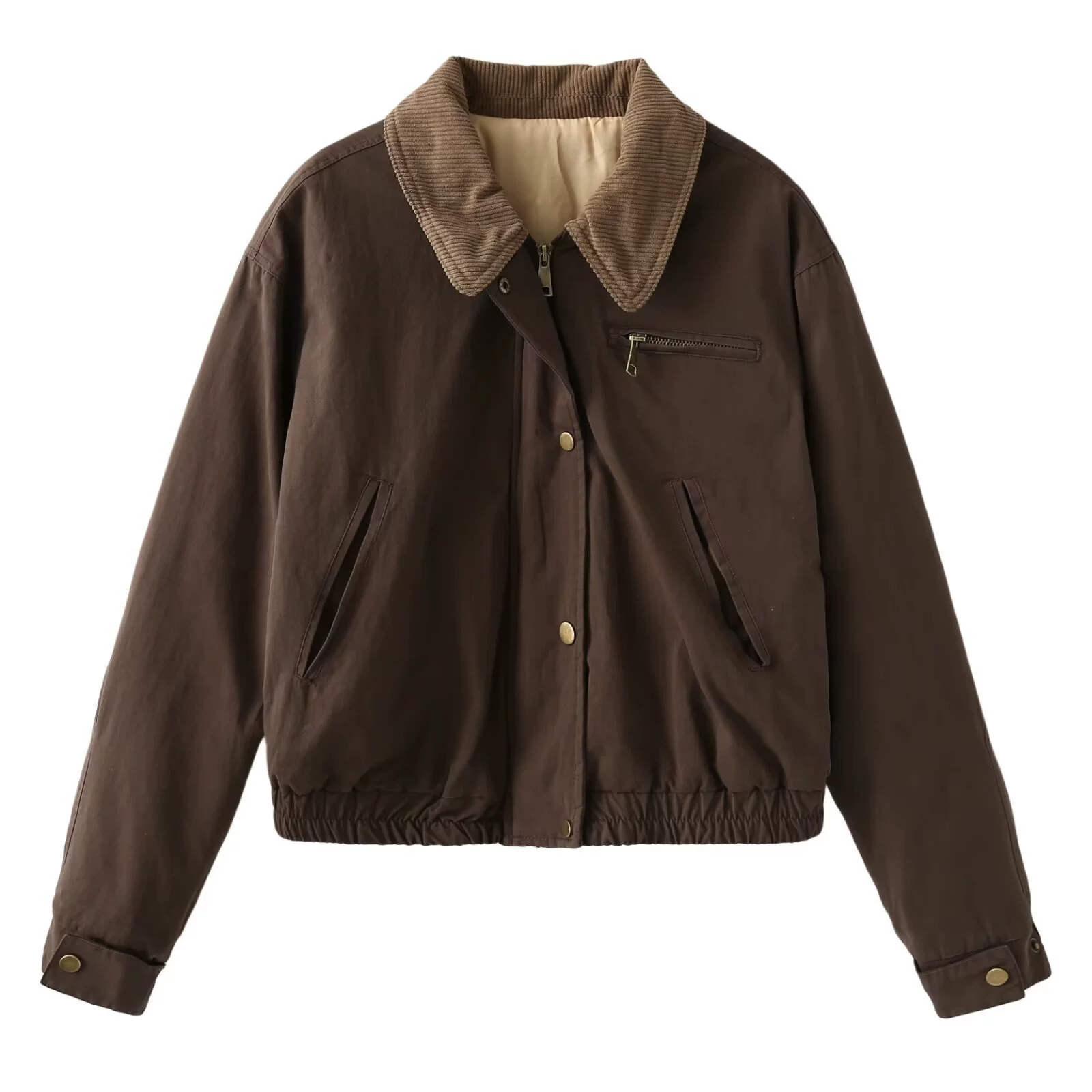 Демисезонная утепляющая куртка, кроп bomber европейский стиль, размеры XS–L