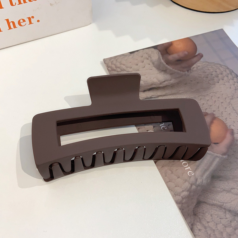 13cm Volumen de pelo clip de tiburón grande clip de pelo cuadrado de nuevo cabeza clip de pelo tocado updo clip de pelo chica