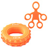 Silicone finger tensilers set with dual -force silicone grip force combination of silicone grip griging force ring trainer