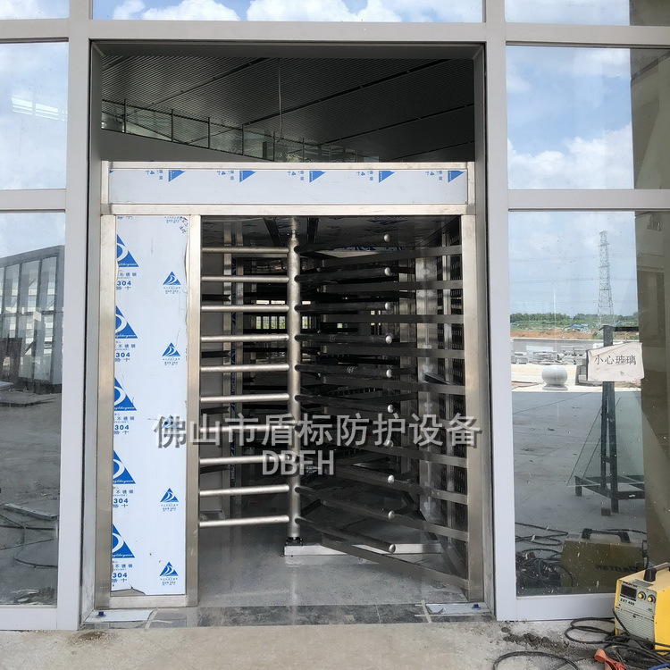 盾标防护品牌不锈钢旋转闸机车站景区出入口导向通道闸工地单向门