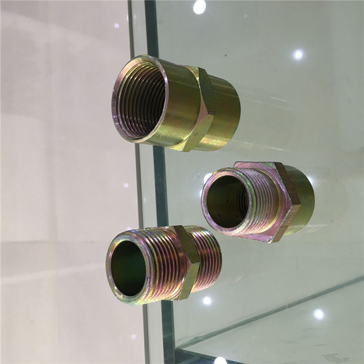BGJ-G1/2 防爆管接头 B型内外丝管接头 碳钢镀锌直接头 内外螺纹