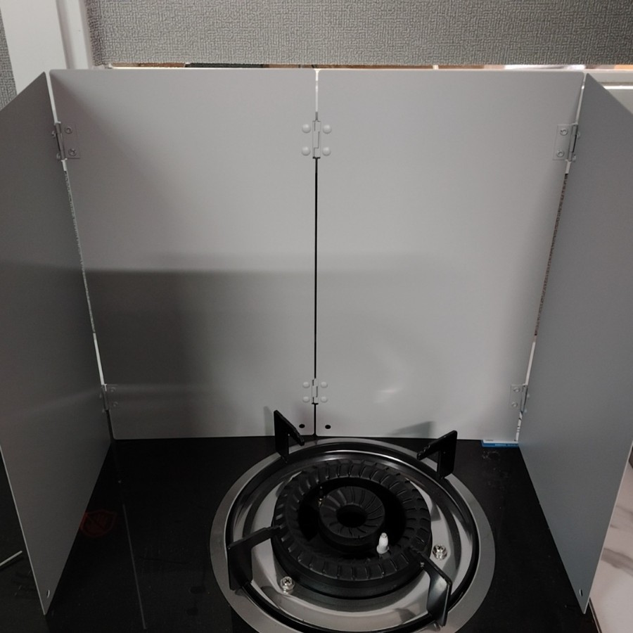 Panel de retención de aceite de estufa de gas Panel plegable IH electromagnético a prueba de aceite Panel de retención de estufa de gas resistente a altas temperaturas Panel de aislamiento de campana extractora