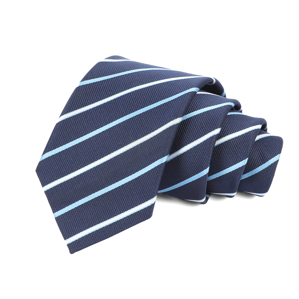 Corbata de hombre 8cm para hombre, bordado jacquard de alta calidad para hombre, corbata de negocios, corbata de seda de poliéster, fábrica al por mayor